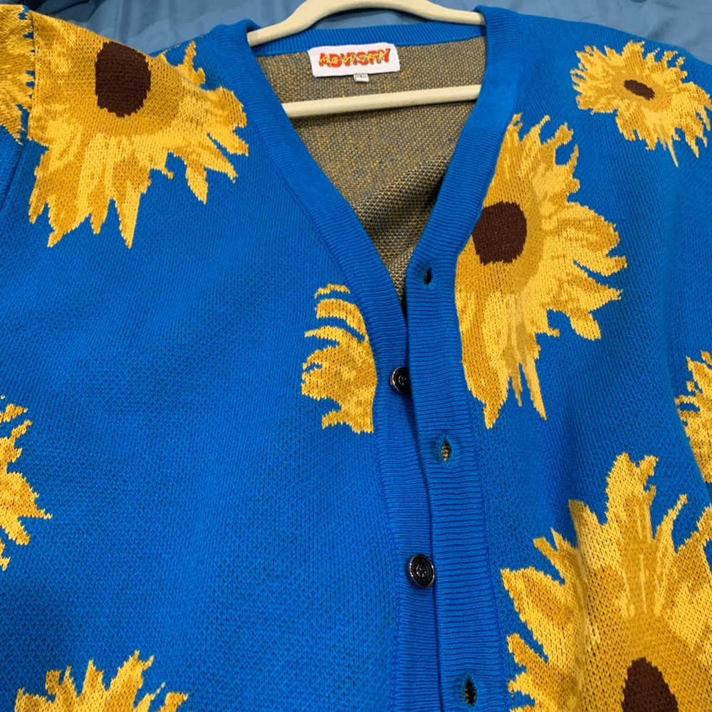 Sunflower cardigan